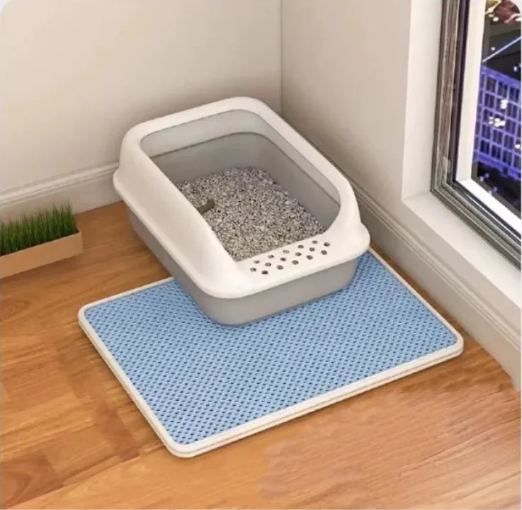 Dual-Layer Cat Litter Mat